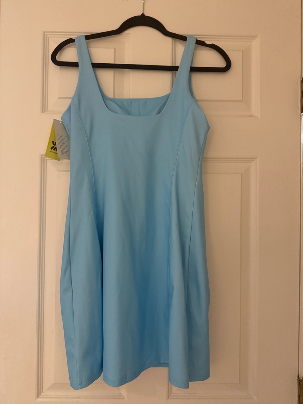 Target Sky-Blue Square Neck sports dress